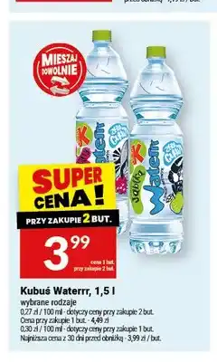 Twój Market Napój Kubuś Waterrr truskawka oferta