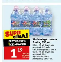 Twój Market Woda niegazowana Amita 12-pak oferta