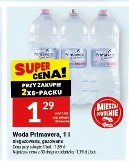 Twój Market Woda niegazowana Primavera 6-pak oferta