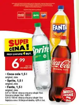 Twój Market Napój Coca-Cola zero oferta
