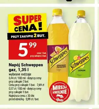 Twój Market Napój gazowany Schweppes Lemon oferta