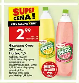 Twój Market Napój gazowany Hortex Gazowany Owoc Cytryna oferta