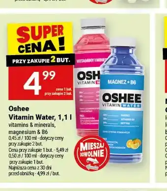 Twój Market Napój Oshee Vitamin Water Vitamins & Minerals oferta
