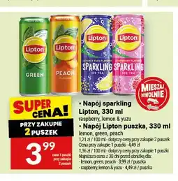 Twój Market Napój Lipton puszka Green oferta