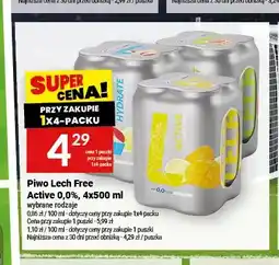 Twój Market Piwo bezalkoholowe Lech Free Active oferta
