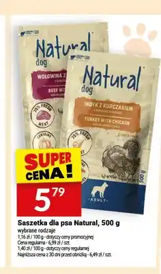 Twój Market Saszetka dla psa Natural Wołowina oferta