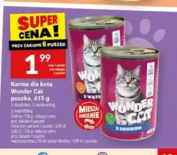 Twój Market Karma dla kota Wonder Cat puszka z wołowiną oferta