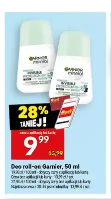 Twój Market Deo roll-on Garnier Invisible Protection oferta