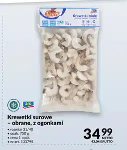 Makro Krewetki surowe obrane z ogonkami Aro oferta
