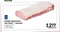Makro Schab wieprzowy bez kości - vacuum METRO Chef oferta
