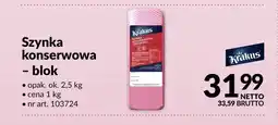 Makro Szynka konserwowa blok Krakus oferta
