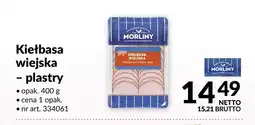 Makro Kiełbasa wiejska plastry Morliny oferta