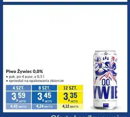 Makro Piwo bezalkoholowe Żywiec oferta