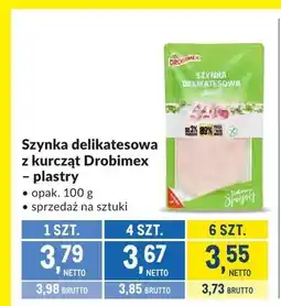 Makro Szynka delikatesowa z kurcząt Drobimex plastry oferta
