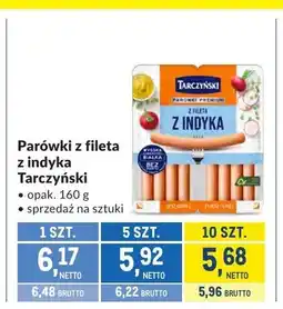 Makro Parówki z fileta z indyka Tarczyński oferta