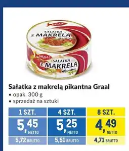 Makro Sałatka z makrelą pikantna Graal oferta