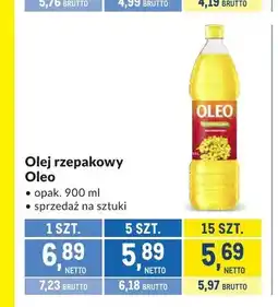 Makro Olej rzepakowy Oleo oferta