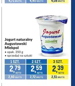 Makro Jogurt naturalny Augustowski Mlekpol oferta