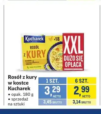 Makro Rosół z kury w kostce Kucharek oferta