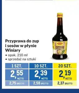 Makro Przyprawa do zup i sosów w płynie Winiary oferta