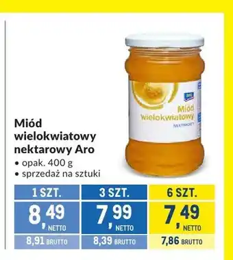 Makro Miód wielokwiatowy nektarowy Aro oferta