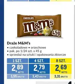 Makro Draże M&M's czekoladowe oferta