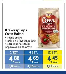 Makro Krakersy Lay's Oven Baked oferta