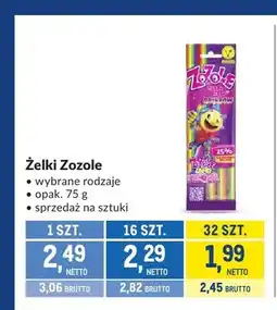 Makro Żelki Zozole oferta