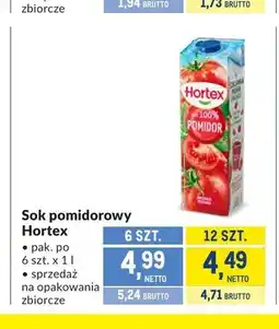 Makro Sok pomidorowy Hortex 6-pak oferta