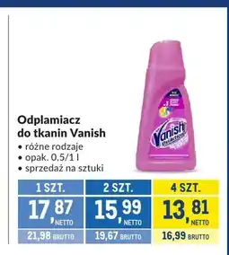 Makro Odplamiacz do tkanin Vanish Oxi Action oferta