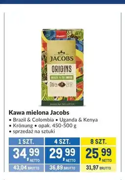 Makro Kawa mielona Jacobs Origins Uganda & Kenya oferta