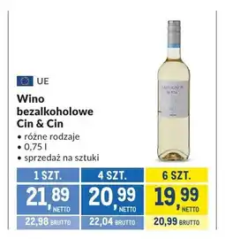 Makro Wino bezalkoholowe Cin & Cin oferta