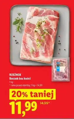 Lidl Boczek bez kości Rzeźnik oferta