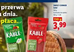 Lidl Żelki Sweet Corner Jagtko Kable jabłkowe oferta