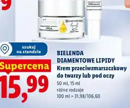 Lidl Krem przeciwzmarszczkowy do twarzy Bielenda Diamentowe Lipidy oferta