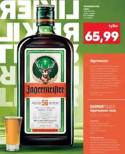 Kaufland Likier Jägermeister oferta