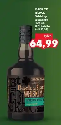 Kaufland Whiskey irlandzka Back to Black oferta