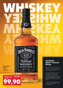 Kaufland Whiskey Jack Daniel's Old No. 7 Tennessee oferta