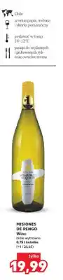 Kaufland Wino białe wytrawne Misiones de Rengo oferta