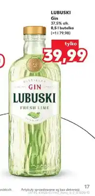 Kaufland Gin Lubuski Fresh Lime oferta
