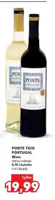 Kaufland Wino białe Ponte Tejo Portugal oferta