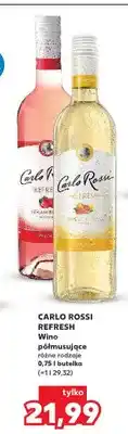 Kaufland Wino półmusujące Carlo Rossi Refresh Strawberry oferta