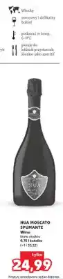 Kaufland Wino Nua Moscato Spumante białe słodkie oferta
