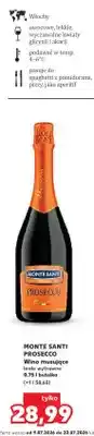 Kaufland Wino musujące Monte Santi Prosecco białe wytrawne oferta