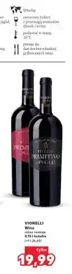 Kaufland Wino czerwone Vionelli Primitivo di Puglia IGP oferta