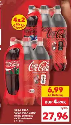 Kaufland Napój gazowany Coca-Cola Original Taste 4-pak oferta