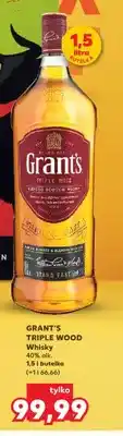 Kaufland Whisky Grant's Triple Wood oferta