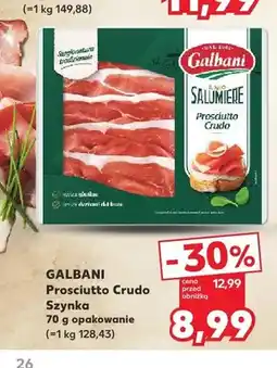 Kaufland Szynka Prosciutto Crudo Galbani Salumiere oferta