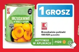 Kaufland Brzoskwinie połówki K-Classic oferta