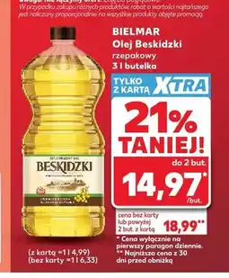 Kaufland Olej rzepakowy Beskidzki Bielmar oferta
